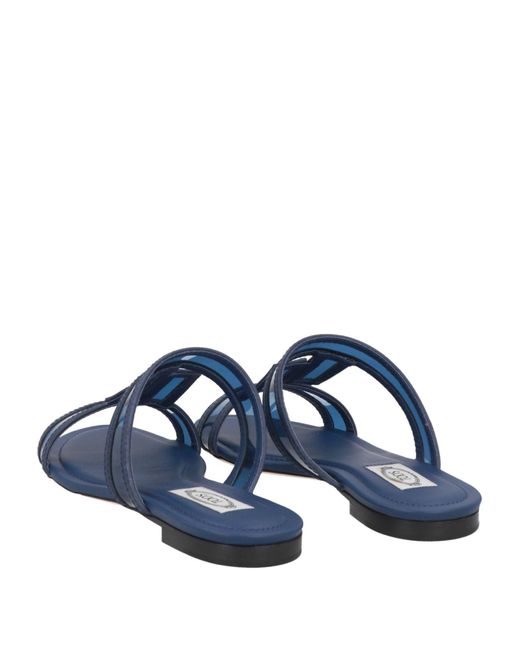 Tod's Blue Sandals