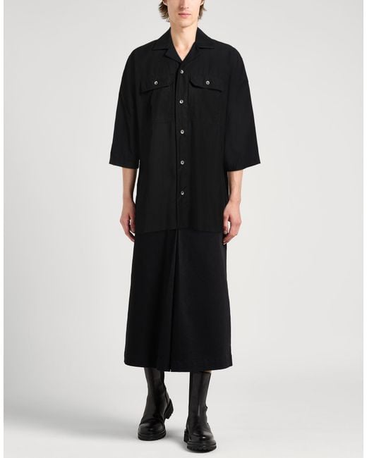 Rick Owens Black Shirt for men