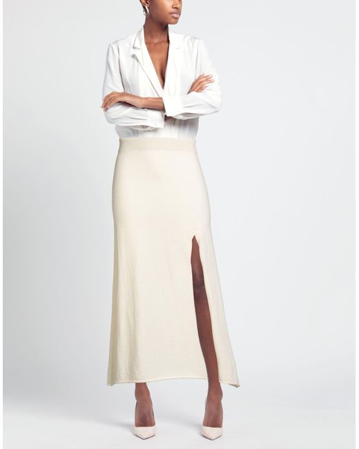 Canessa White Maxi Skirt
