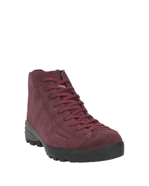 SCARPA Purple Mojito City Mid Ankle Boots Leather for men