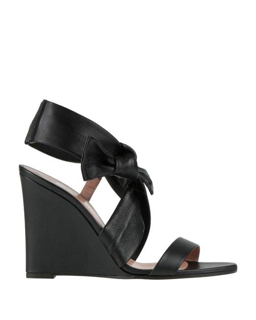Pollini Black Sandals