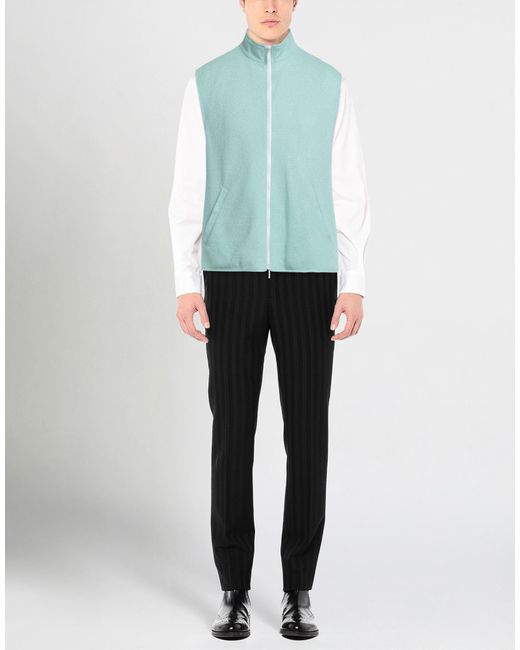 Giampaolo Green Cardigan Cotton, Polyester for men