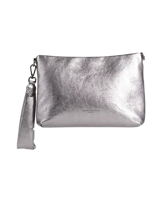 Gianni Chiarini Gray Handbag
