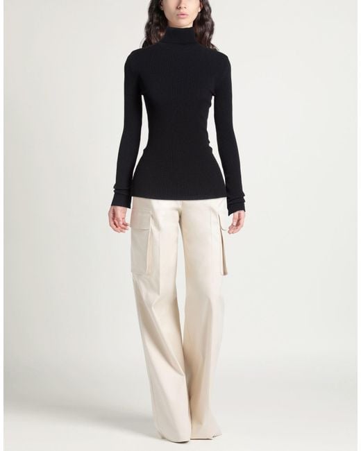 Wardrobe NYC Black Turtleneck Viscose, Polyester