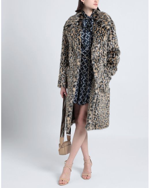 MICHAEL Michael Kors Natural Shearling- & Kunstfell