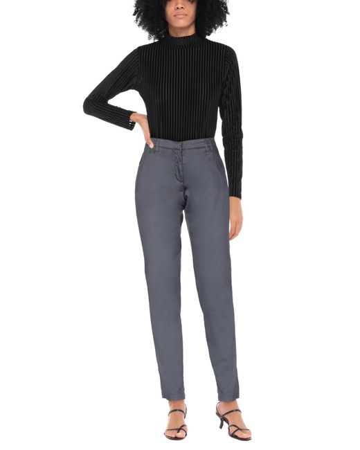Eleventy Blue Lead Pants Cotton, Elastane