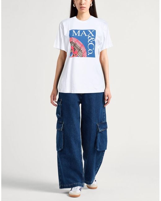 MAX&Co. White T-Shirts