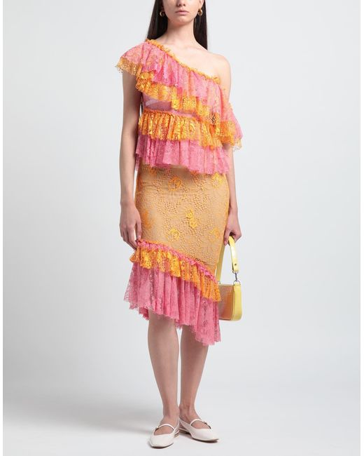 Daizy Shely Pink Midi Dress