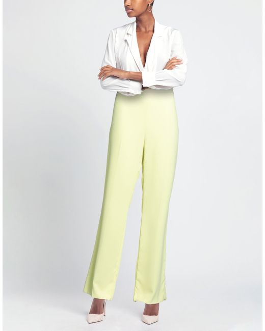 Camilla Yellow Pants Polyester