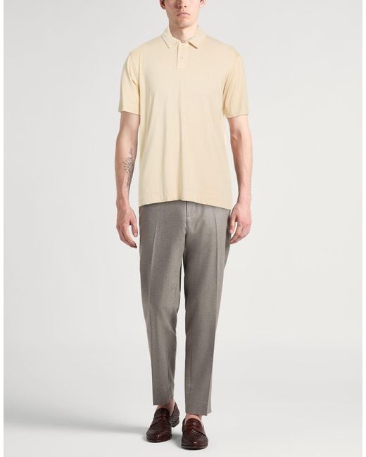 Daniele Fiesoli Natural Polo Shirts for men