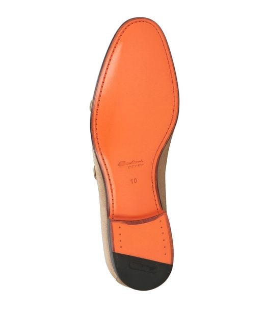 Santoni White Loafers for men
