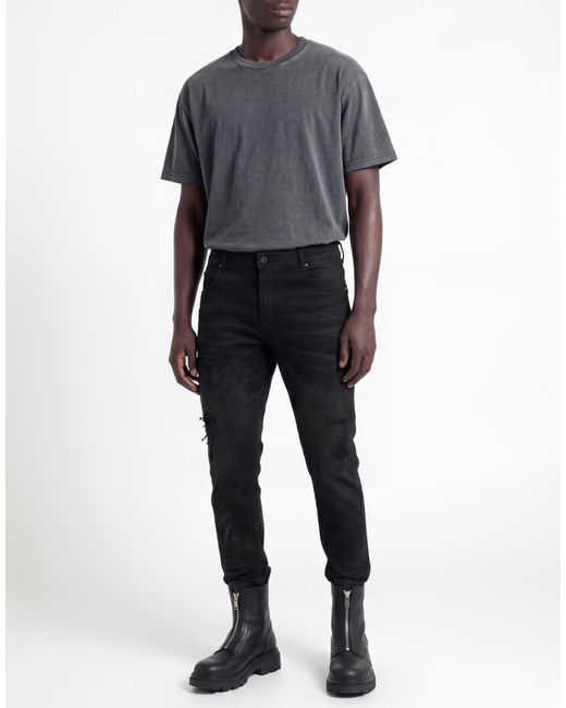 MD75 Black Jeans Cotton, Elastomultiester, Elastane for men