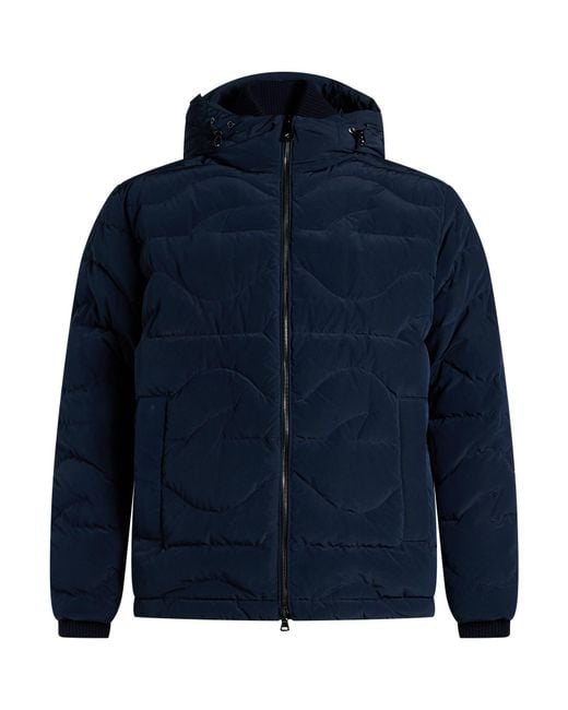 Paul & Shark Blue Puffer Polyester, Nylon for men
