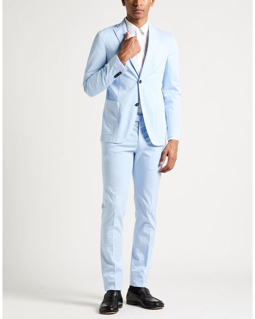 Incotex Blue Suit for men