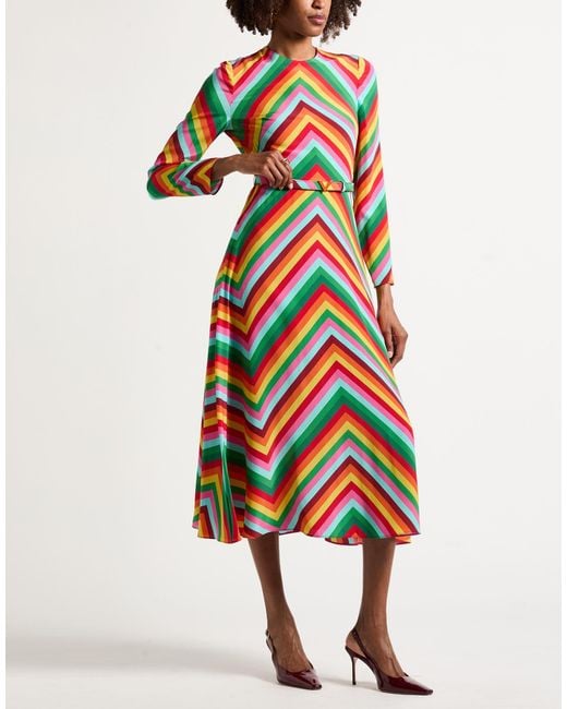 Valentino Garavani Red Midi Dress