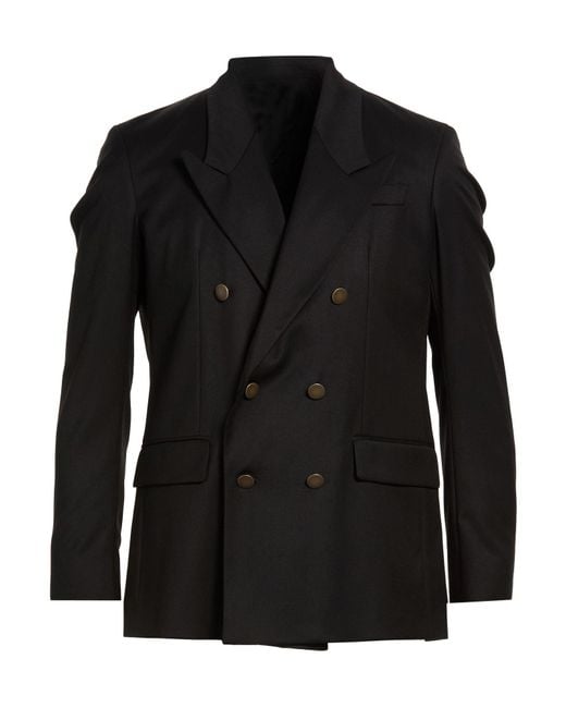MARSĒM Black Blazer Polyester, Viscose, Elastane for men