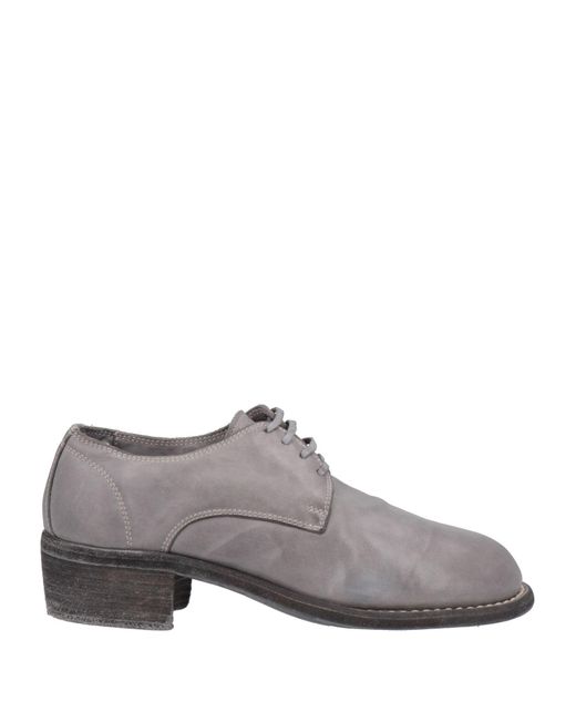 Guidi Gray Lace-up Shoes