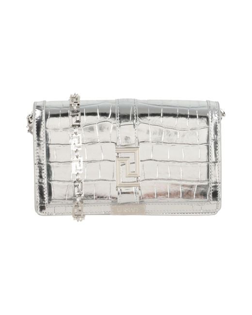 Versace Metallic Crossbody Wallet