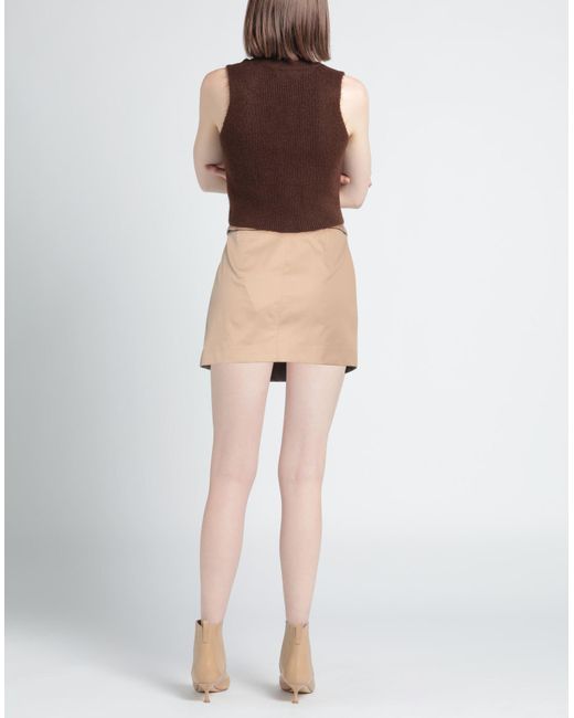Burberry Natural Mini Skirt