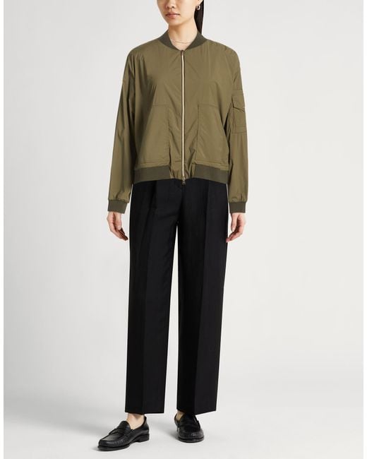 Herno Green Military Jacket Polyamide, Elastane