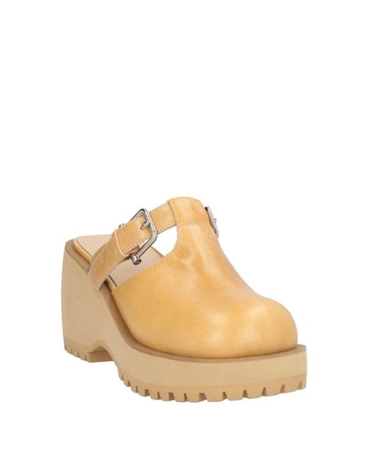 OSOI Natural Mules & Clogs Cow Leather