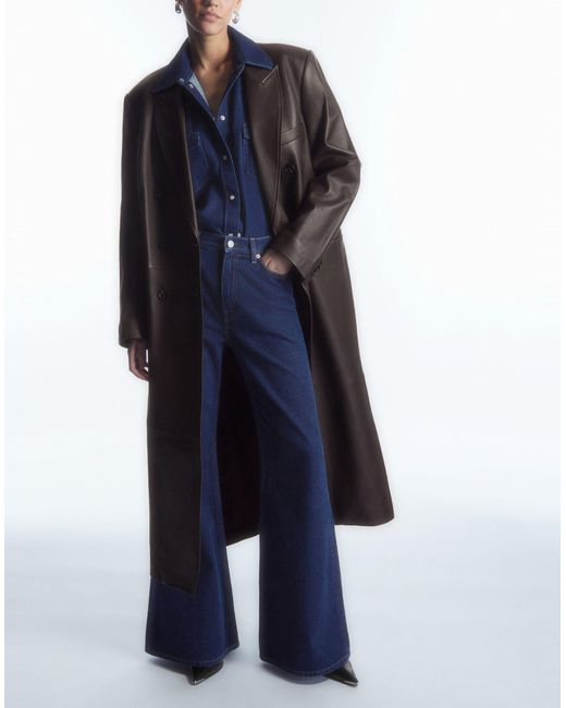 COS Blue Ray Flared Jeans
