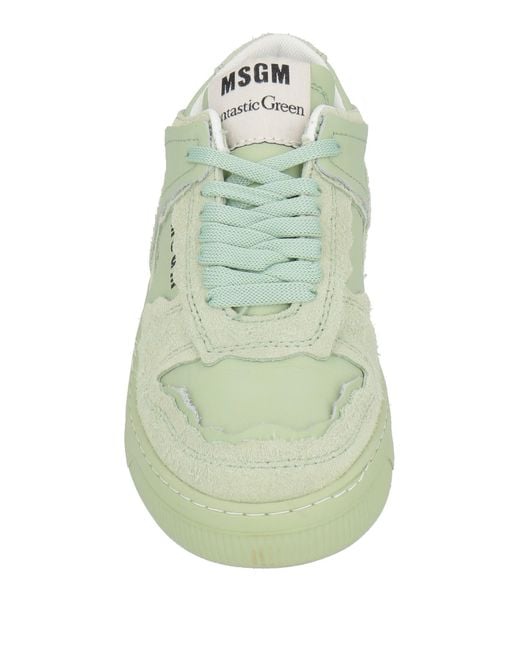 MSGM Green Trainers
