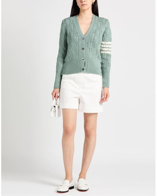 Thom Browne Blue Strickjacke
