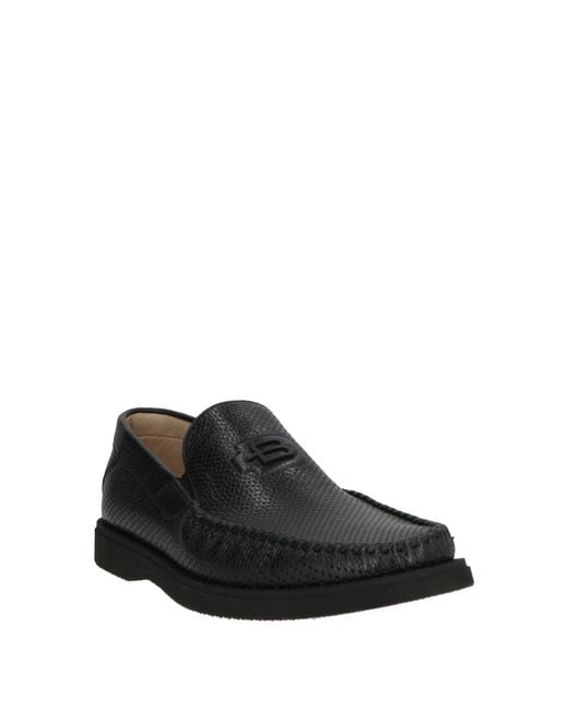 Baldinini Black Loafers Leather for men