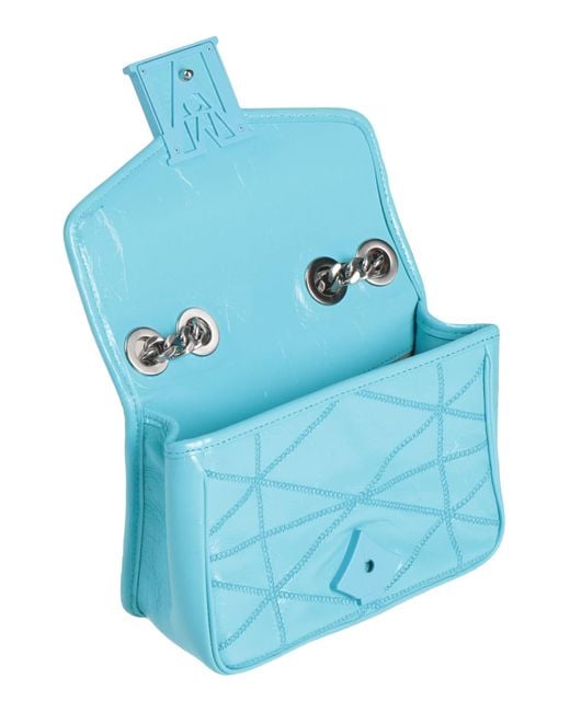 MCM Blue Cross-Body Bag Leather