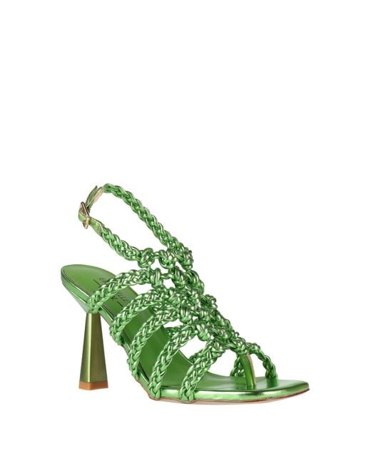 Emanuélle Vee Green Sandale