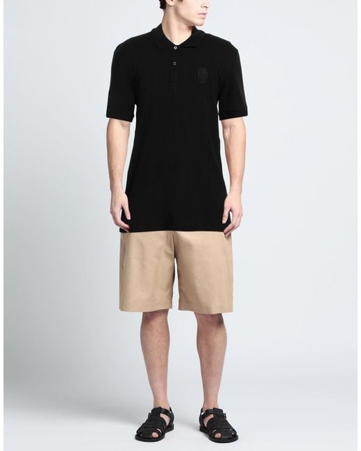 McQueen Black Polo Shirts for men