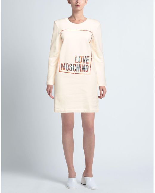 Love Moschino Natural Mini Dress