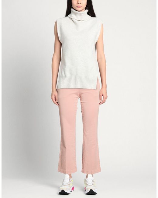 I LOVE MP Pink Pants Cotton, Tencel, Elastane