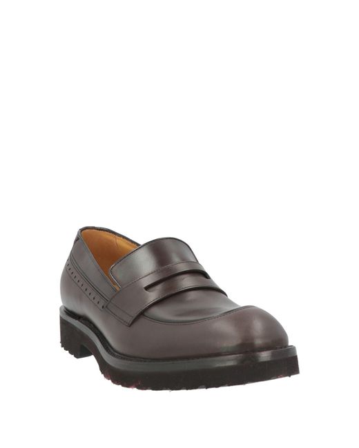 Testoni Gray Loafers Leather for men