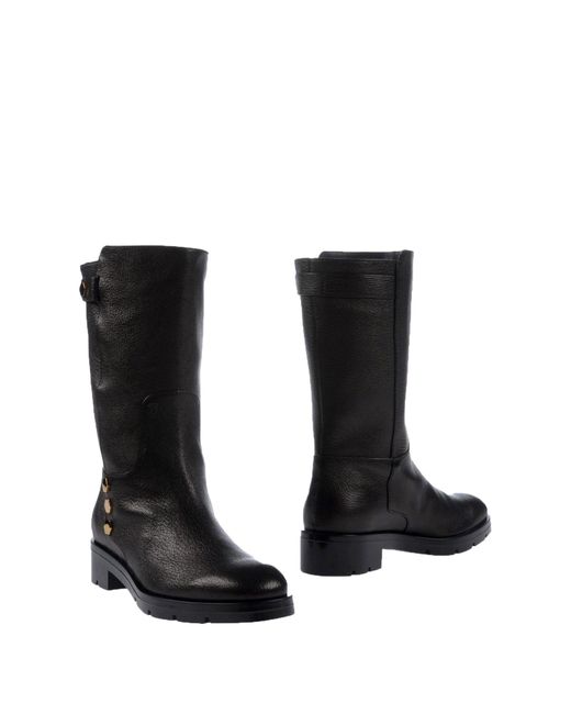 Tod's Black Ankle Boots Soft Leather