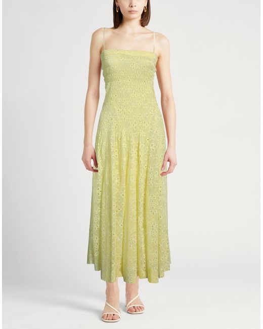 Forte Forte Yellow Midi-Kleid