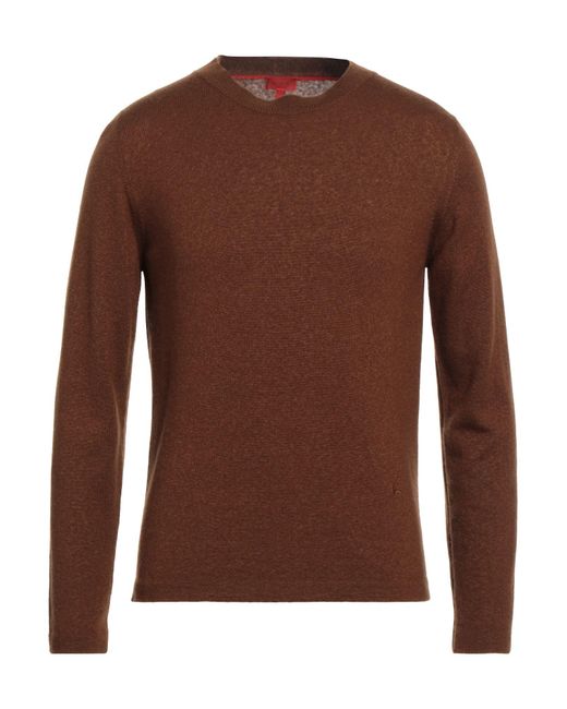 Isaia Brown Sweater for men