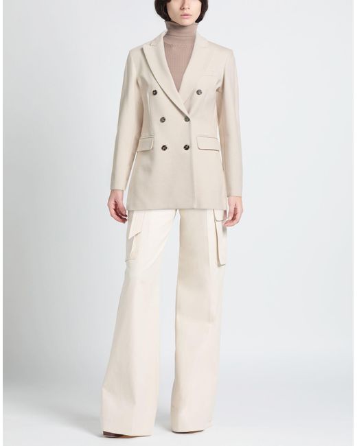 1 One Natural Blazer Viscose, Elastane