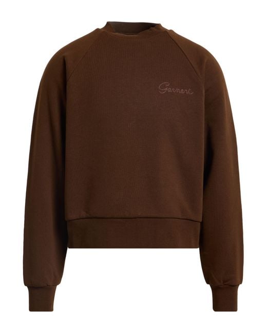 GARMENT WORKSHOP Brown Sweatshirt Cotton for men