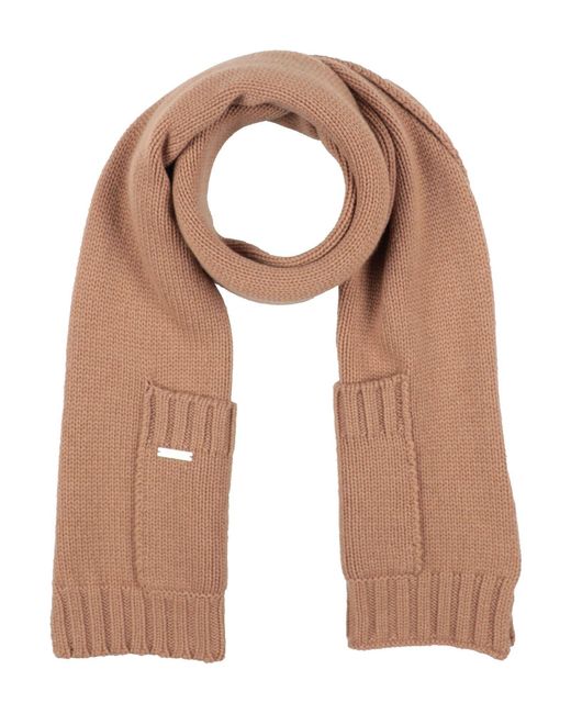 Moorer Natural Camel Scarf Cashmere