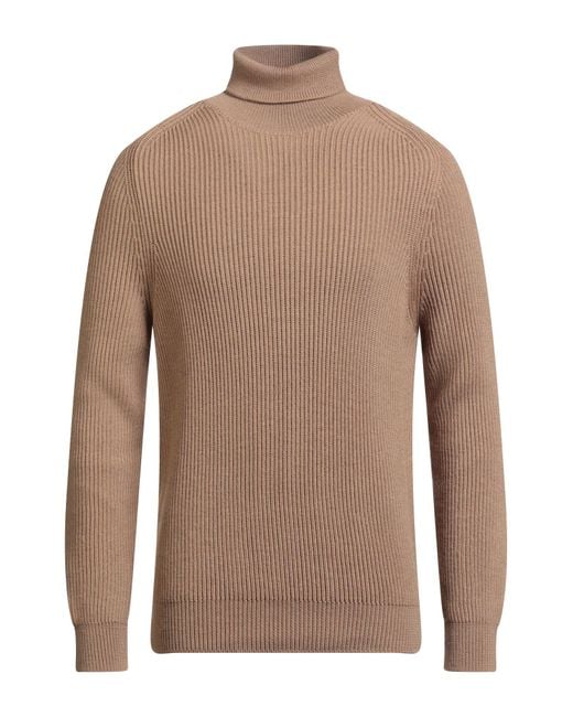 Cruna Brown Turtleneck for men