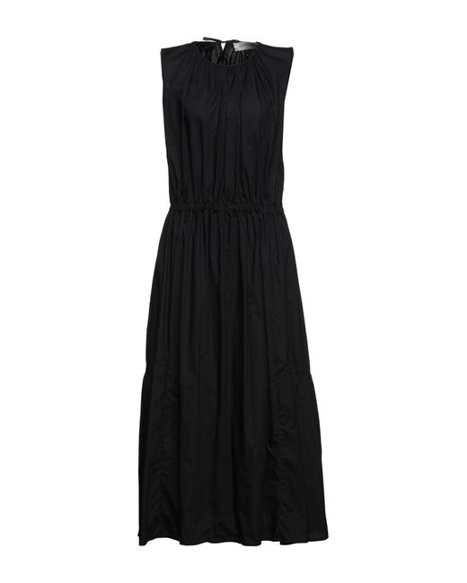 KATIA GIANNINI Black Maxi Dress Cotton