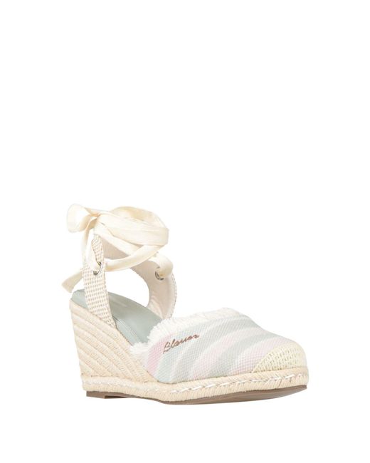 Blauer Natural Espadrilles