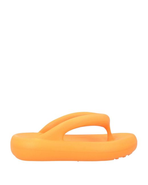 Axel Arigato Orange Thong Sandal