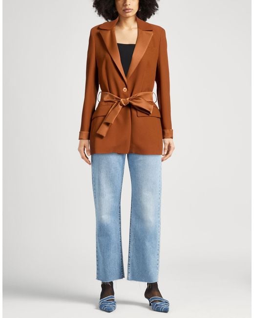 Silvian Heach Brown Blazer Polyester