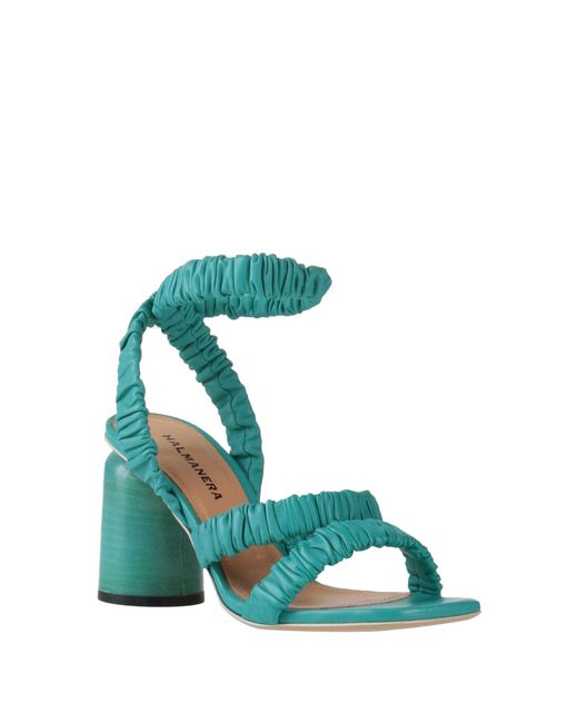 Halmanera Green Sandals