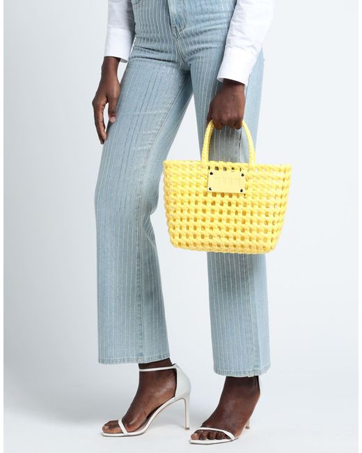 MSGM Yellow Handbag