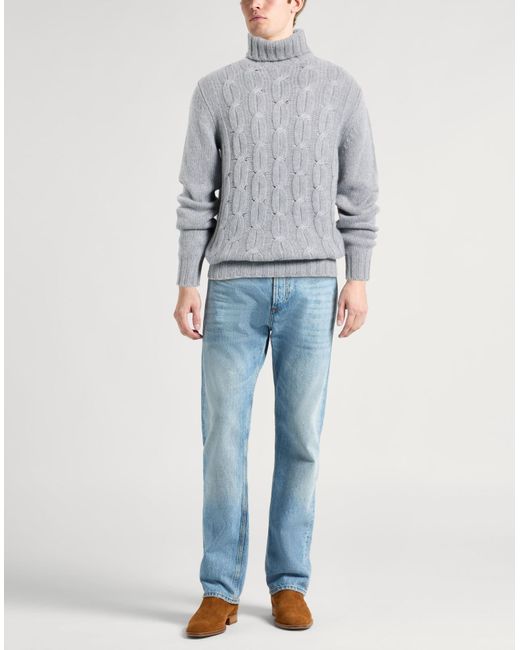 Fedeli Gray Turtleneck for men