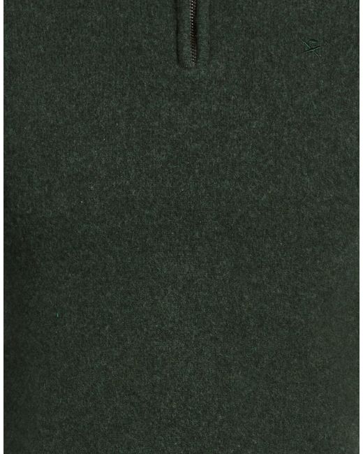 Hackett Green Dark Sweater Lambswool for men